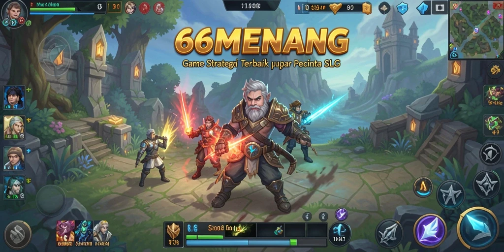 Tampilan utama gameplay 66MENANG yang penuh strategi.