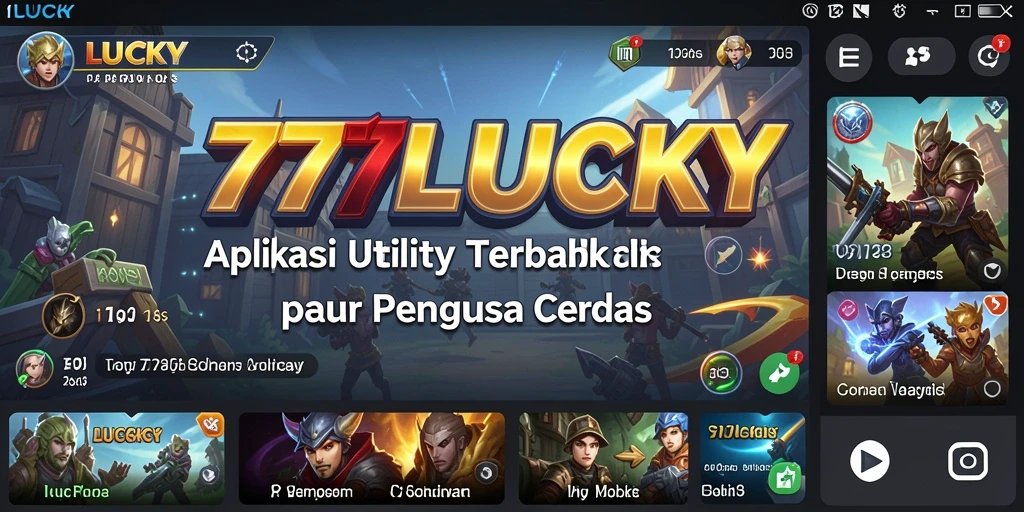 Tampilan antarmuka 777LUCKY yang menarik dan fungsional.