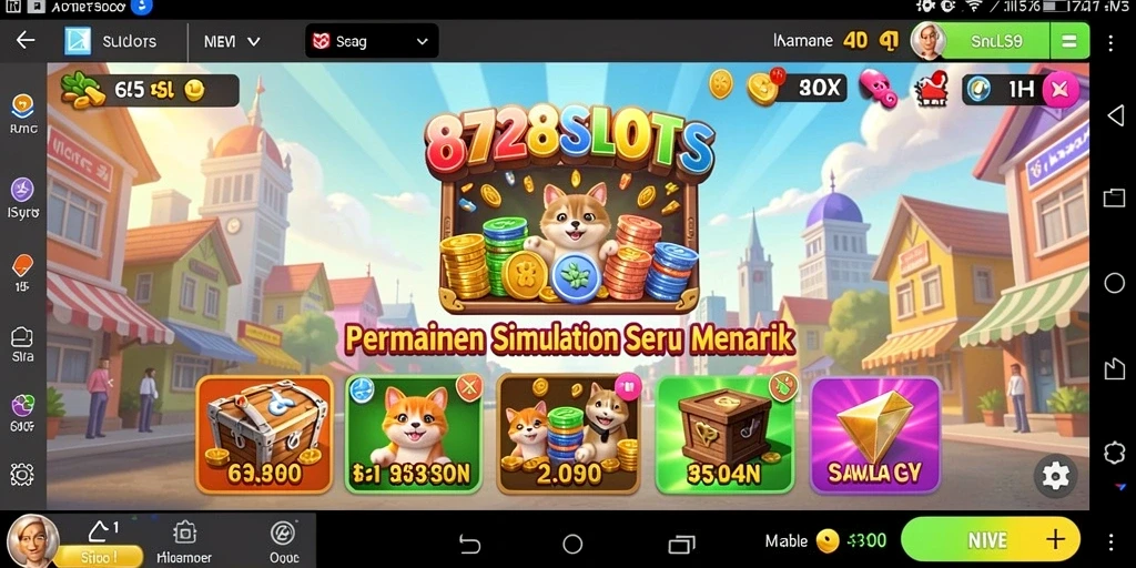 Tampilan menawan dari gameplay 8728SLOTS yang memikat