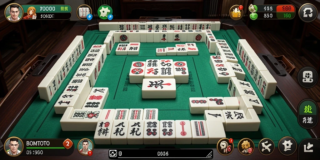 Gameplay seru dan menarik dari game Mahjong BOMTOTO.