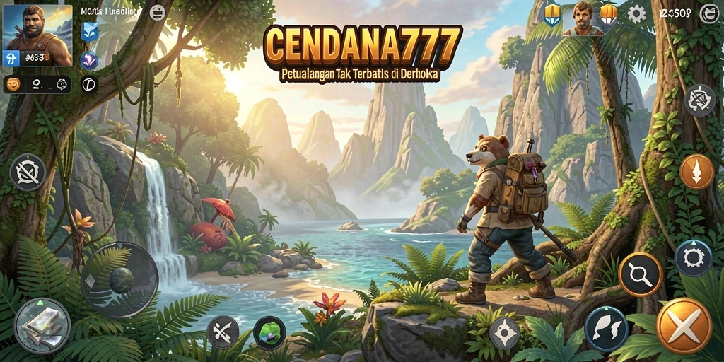 Tampilan gameplay menakjubkan dari dunia terbuka CENDANA777.