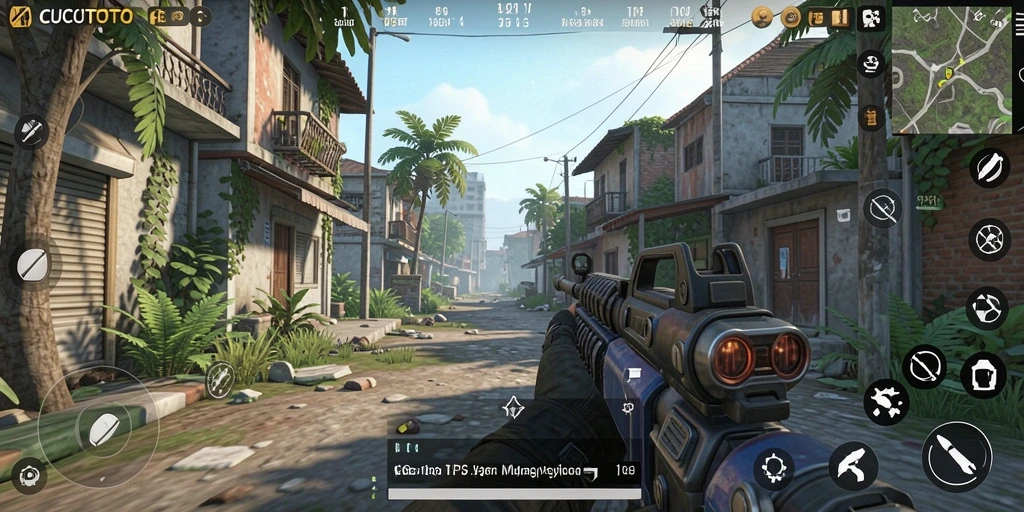 Tampilan gameplay CUCUTOTO yang seru dan menegangkan.