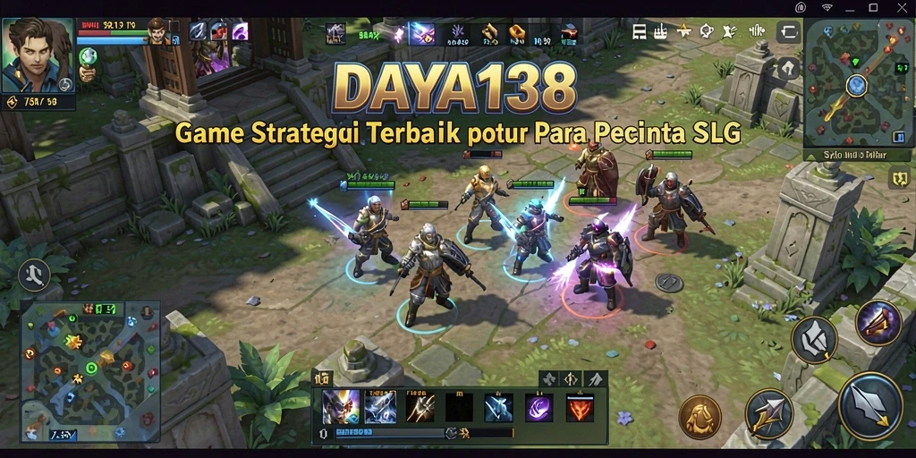 Tangkapan layar memukau dari gameplay strategis DAYA138.