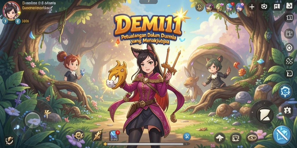 Gameplay menarik dan karakter Anime ikonik di DEMI11.