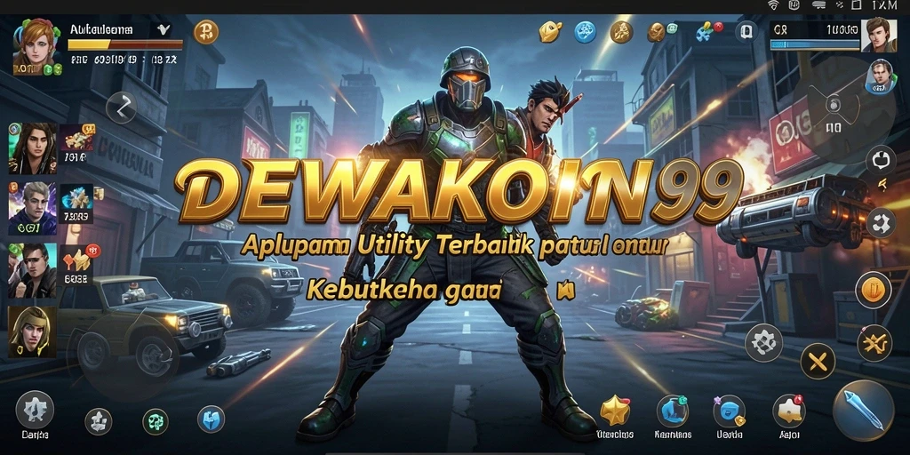 Tampilan antarmuka utama DEWAKOIN99 yang sederhana dan informatif.