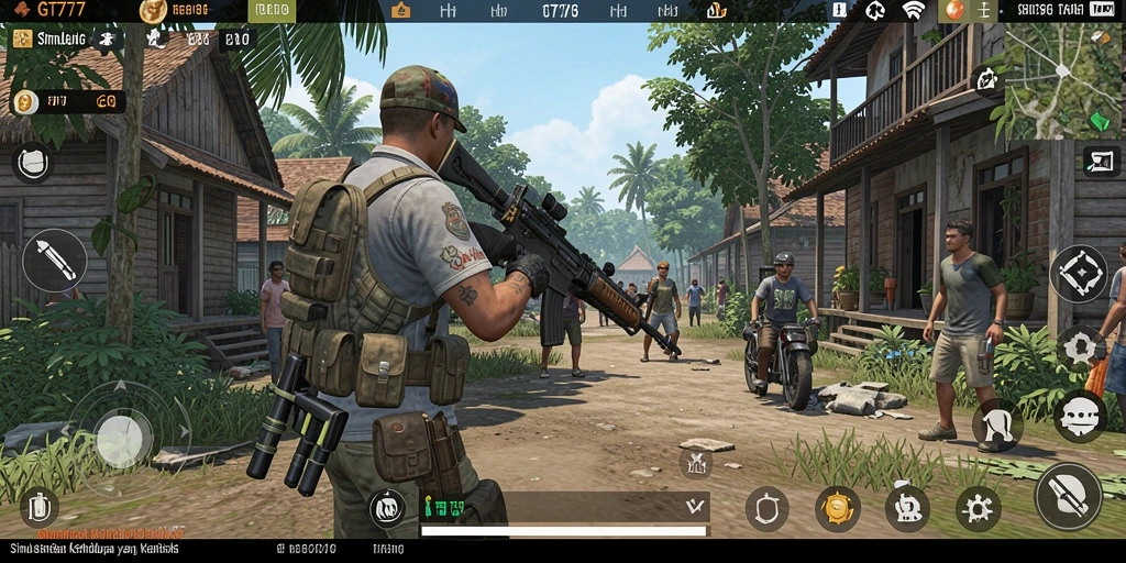 Tampilan gameplay GT777 yang menawan dalam simulasi kehidupan.