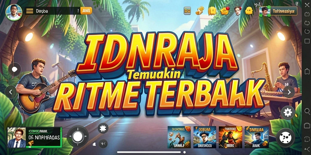 Tampilan gameplay IDNRAJA yang menarik dan interaktif.