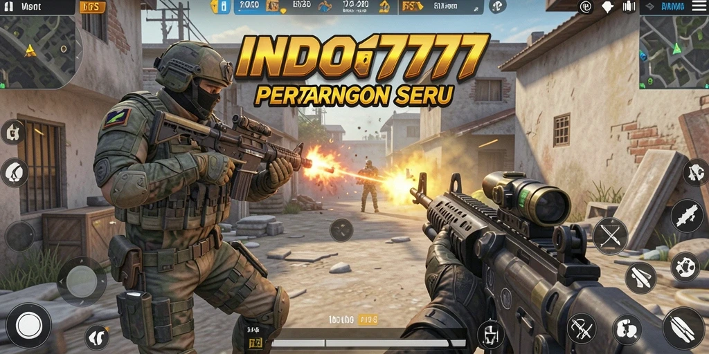 Screenshot gameplay INDO777 yang menampilkan aksi pertempuran seru.