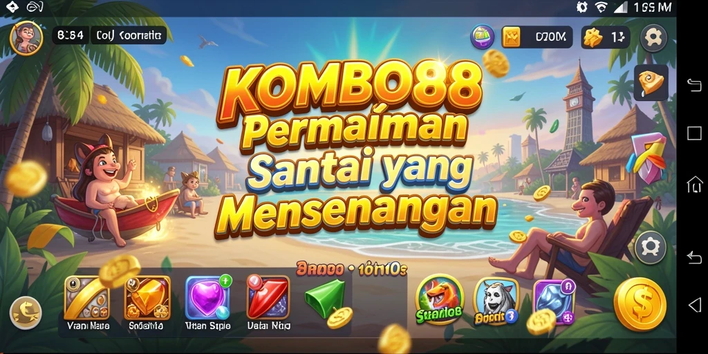 Tampilan gameplay <strong>KOMBO88</strong> yang seru dan penuh warna.