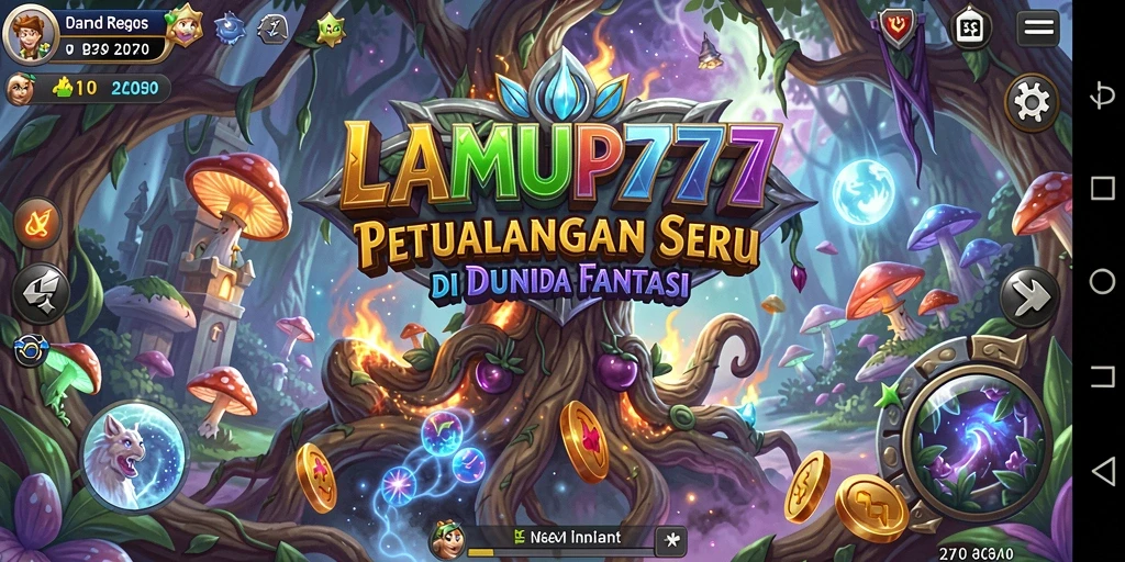 Tampilan gameplay seru LAMPU777 dengan aksi RPG yang intens.
