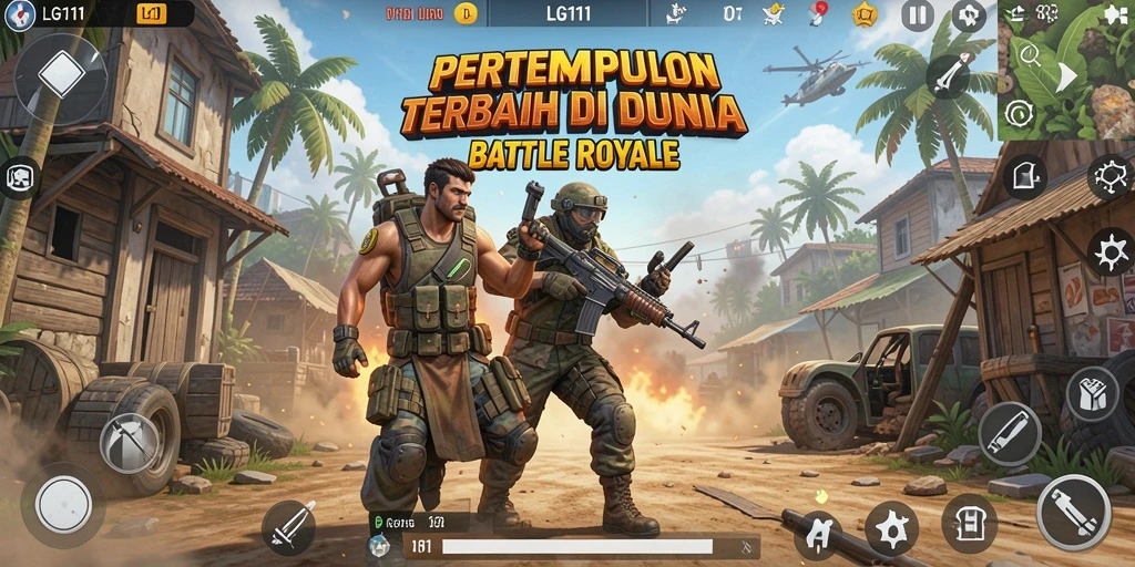 Tampilan permainan <strong>LG111</strong> yang mendebarkan dalam aksi Battle Royale.