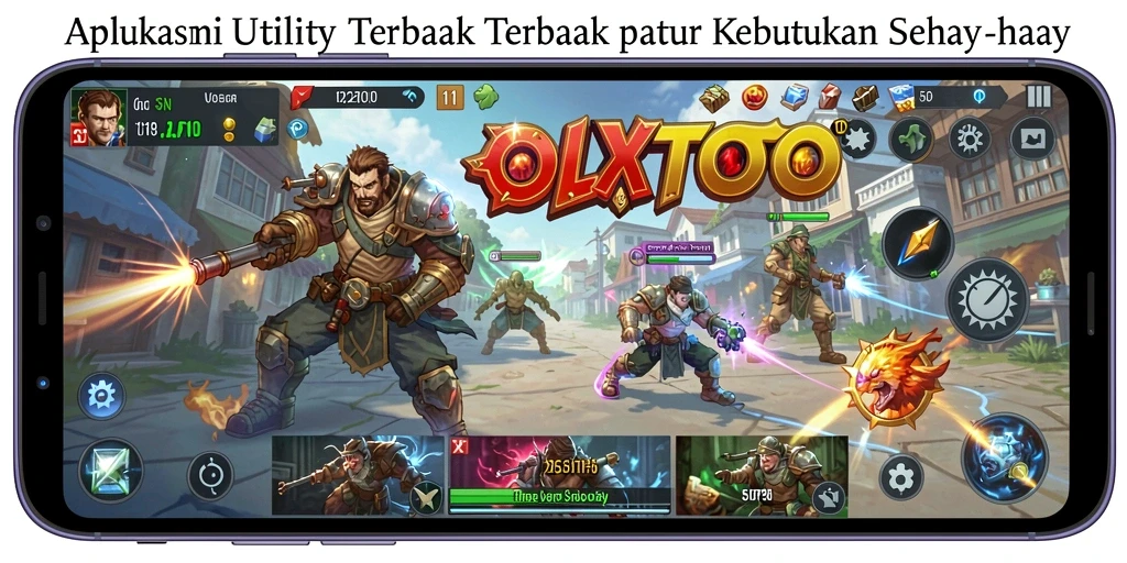 Tampilan utama OLXTOTO dengan berbagai fitur Utility yang menarik.