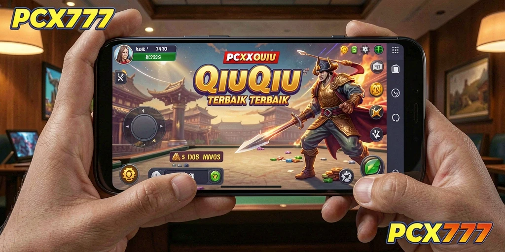 Tampilan gameplay QiuQiu yang menegangkan dan seru di PCX777.