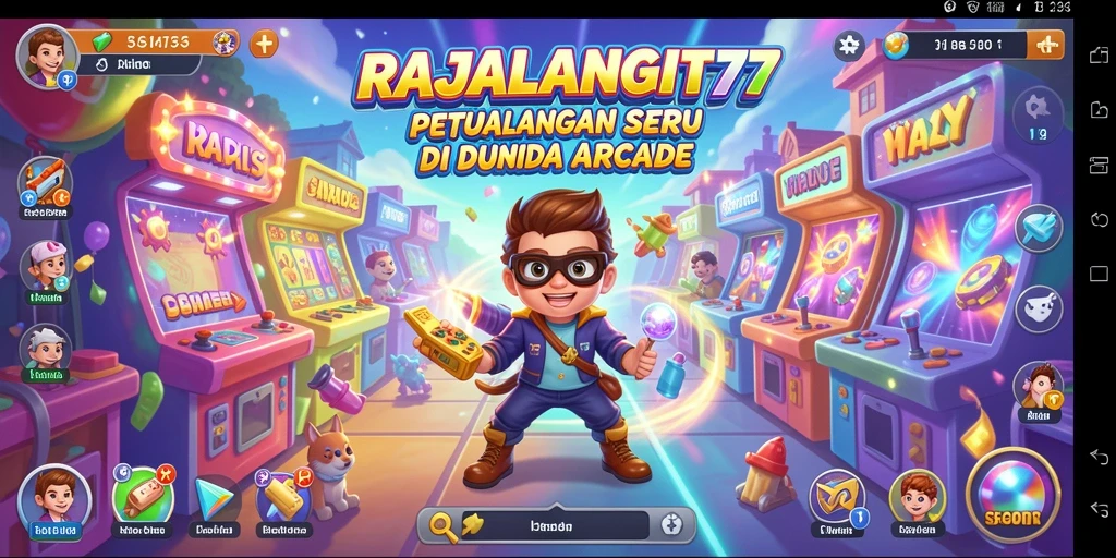 Tampilan gameplay seru dan tantangan di RAJALANGIT77.