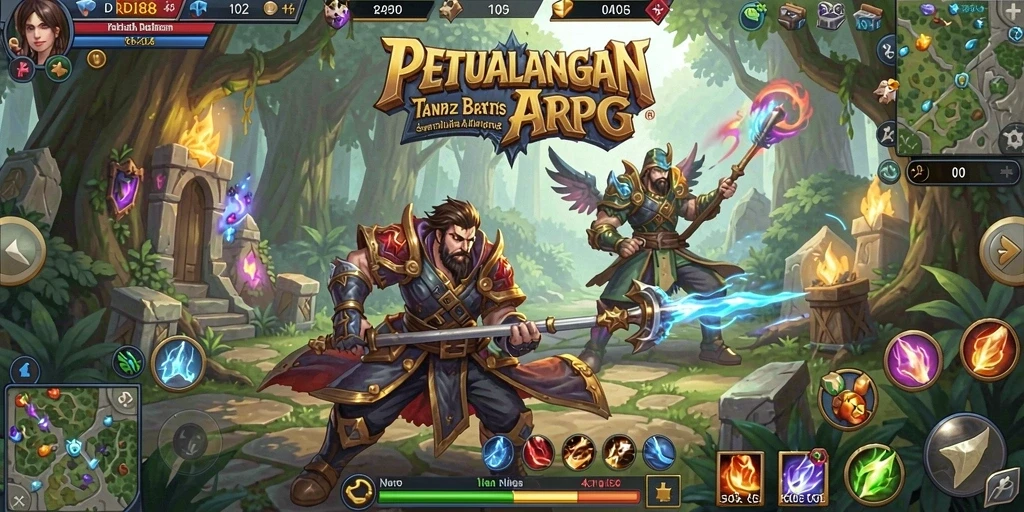 Screenshot RDI88 menunjukkan aksi pertempuran yang intens dan grafis yang memukau.