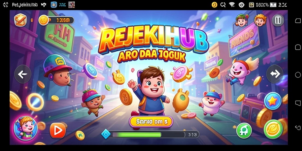 Tampilan permainan REJEKIHUB yang seru dan penuh aksi.