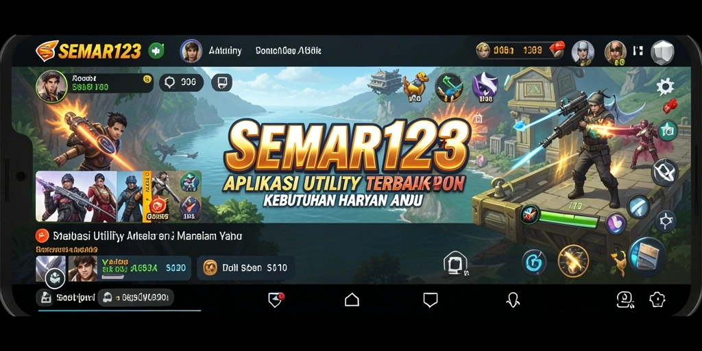 Tampilan antarmuka utama aplikasi SEMAR123 yang intuitif dan mudah digunakan.