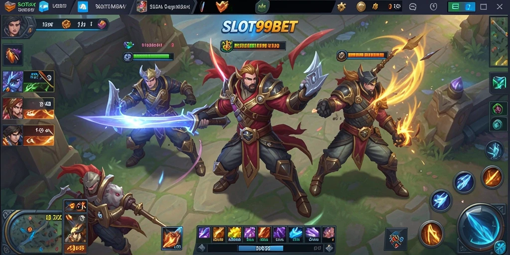 Gameplay seru di arena pertempuran SLOT99BET.