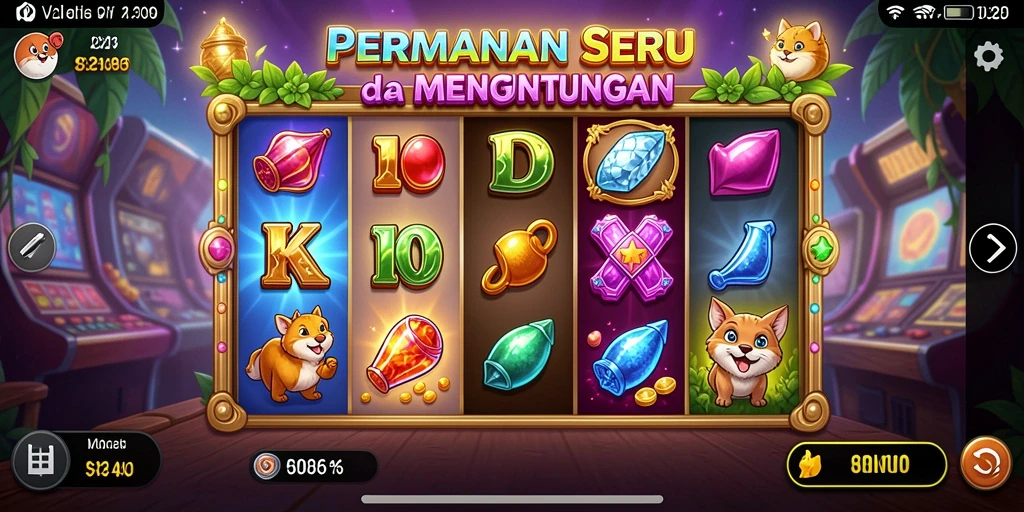 Screenshot V21 menampilkan gameplay Slot yang seru dan menarik.